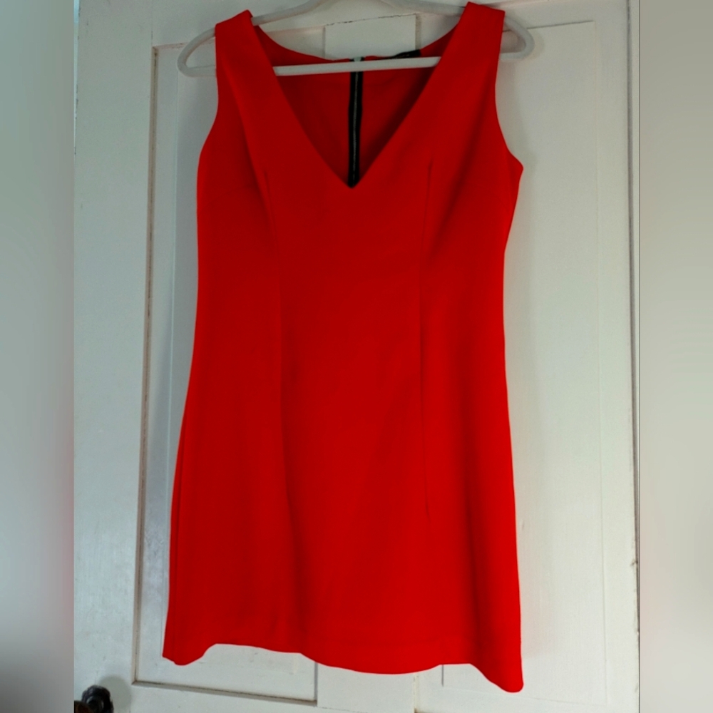 Yaly Couture Designer Orange Dress-